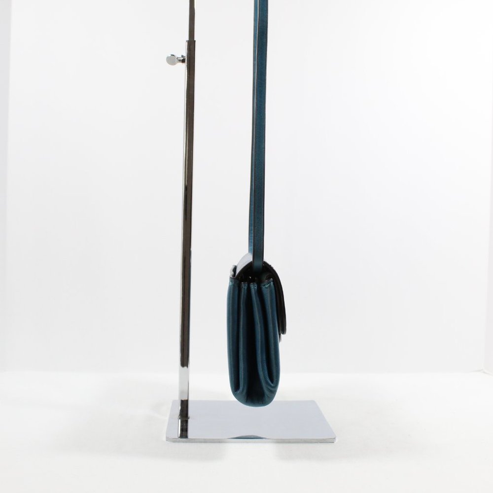 Tory Burch Miller Glazed Crossbody Wallet - Brisk Blue - Picture 4 of 10